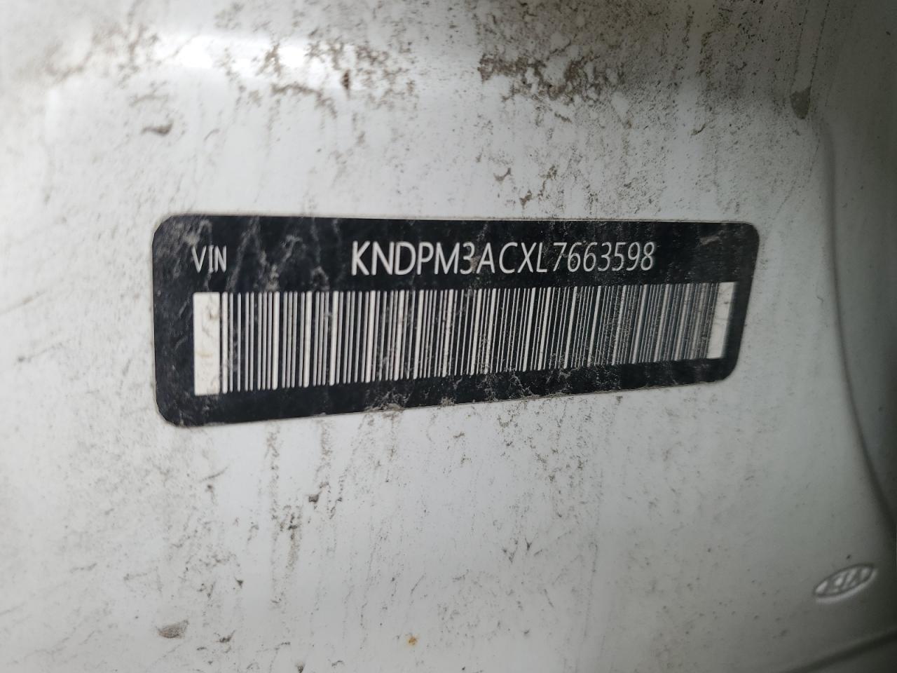 KNDPM3ACXL7663598 2020 Kia Sportage Lx