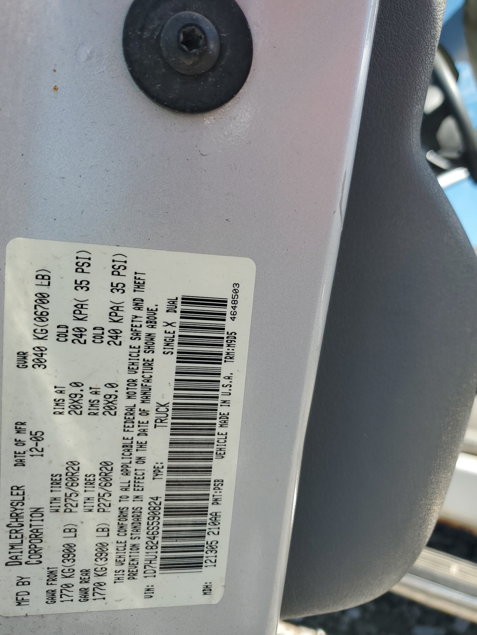 1D7HU18246S590824 2006 Dodge Ram 1500 St