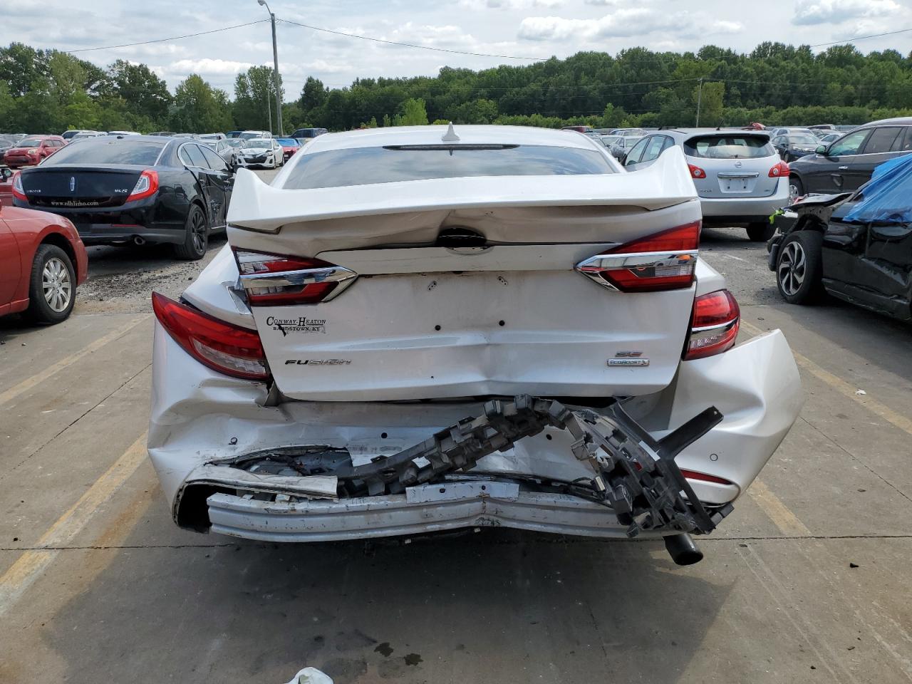 2019 Ford Fusion Se VIN: 3FA6P0HD3KR282186 Lot: 66938274