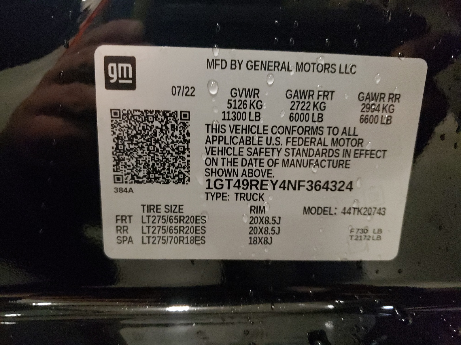 1GT49REY4NF364324 2022 GMC Sierra K2500 Denali