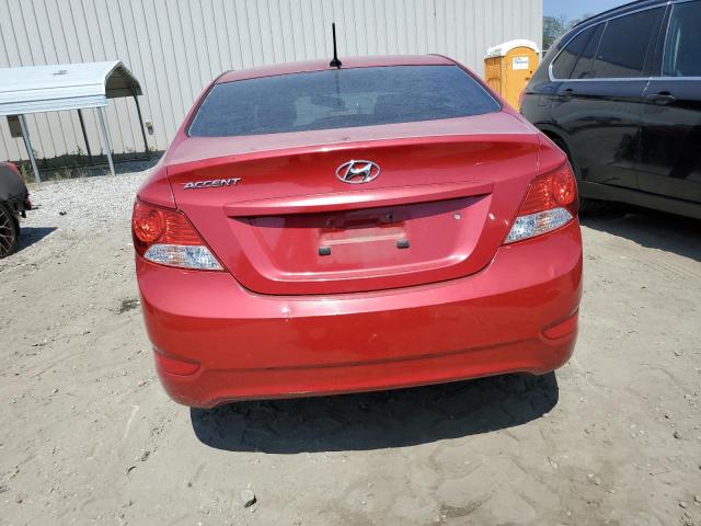  HYUNDAI ACCENT 2014 Czerwony