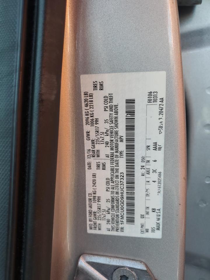 1FMCU0GD9HUC37323 2017 FORD ESCAPE - Image 16