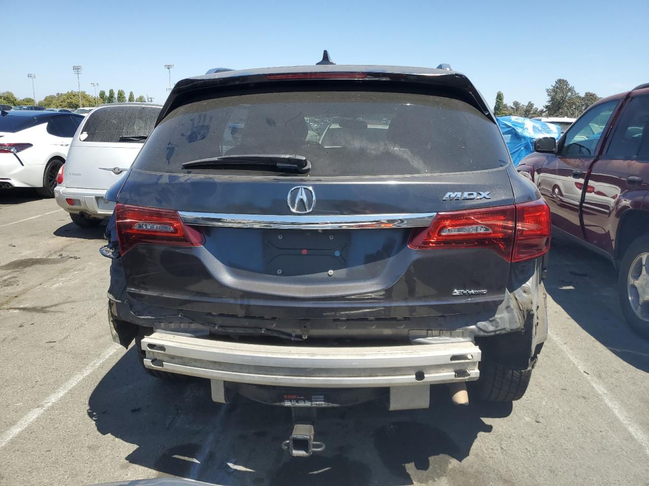 2014 Acura Mdx VIN: 5FRYD4H22EB022593 Lot: 66740094