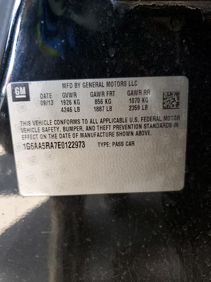 2014 Cadillac Ats VIN: 1G6AA5RA7E0122973 Lot: 65612314