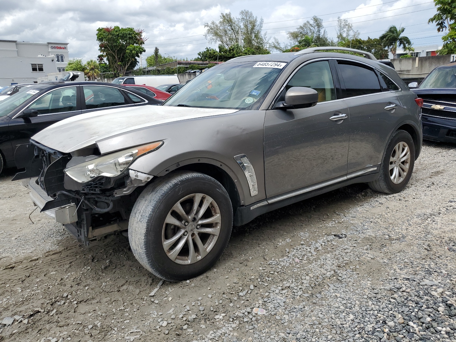 JN8CS1MU2EM452157 2014 Infiniti Qx70