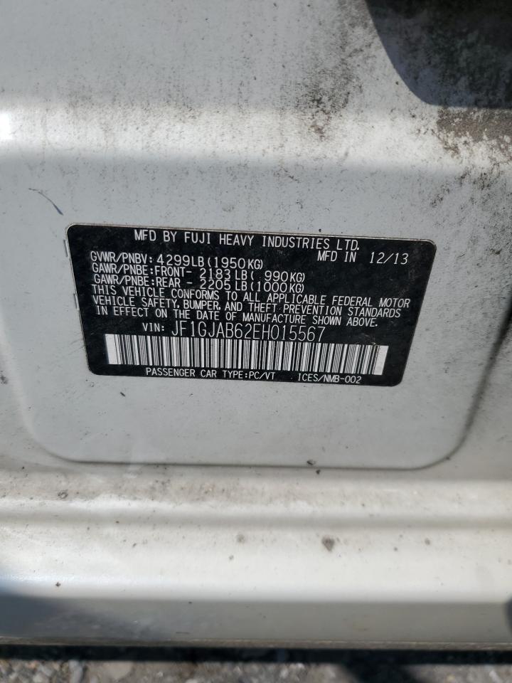 JF1GJAB62EH015567 2014 Subaru Impreza Premium