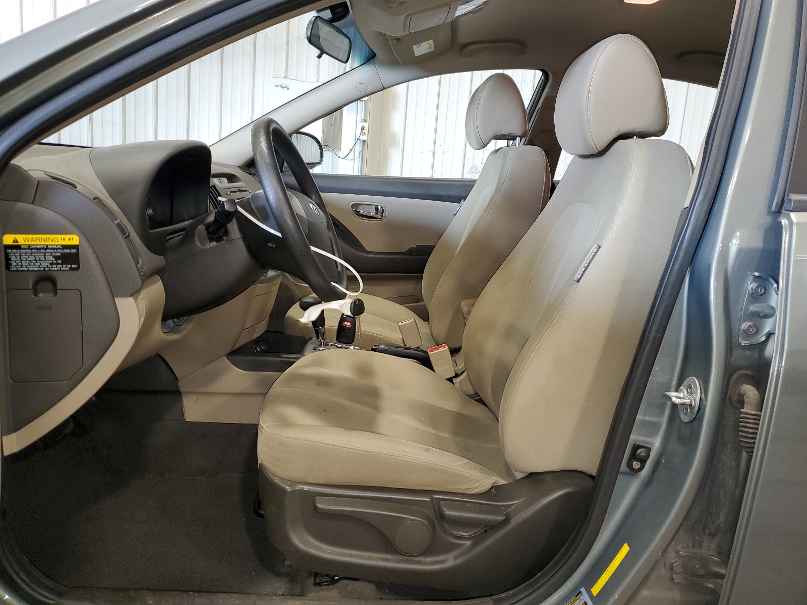 KMHDU4AD0AU870576 2010 Hyundai Elantra Blue