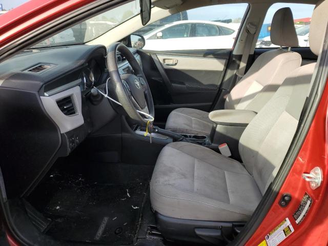  TOYOTA COROLLA 2015 Red