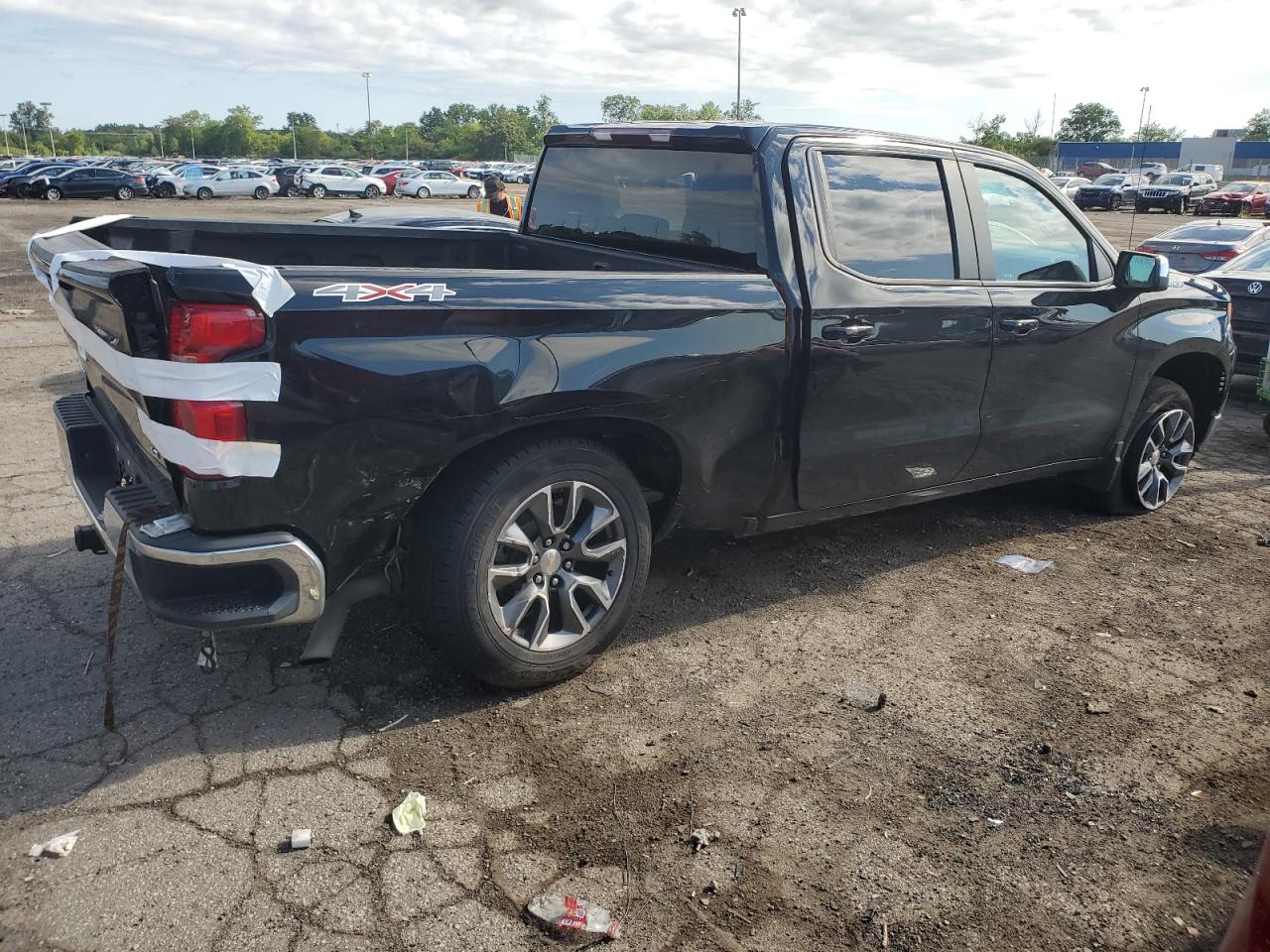 2022 Chevrolet Silverado K1500 Lt-L VIN: 3GCPDKEKXNG521240 Lot: 66495094