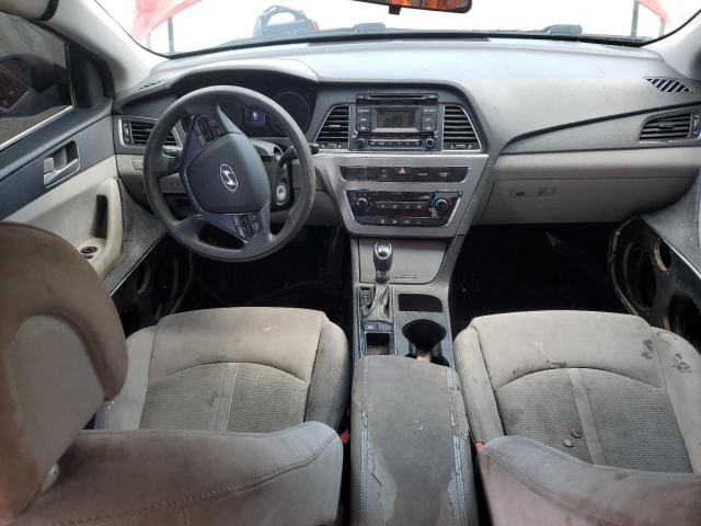 Sedans HYUNDAI SONATA 2017 Czerwony