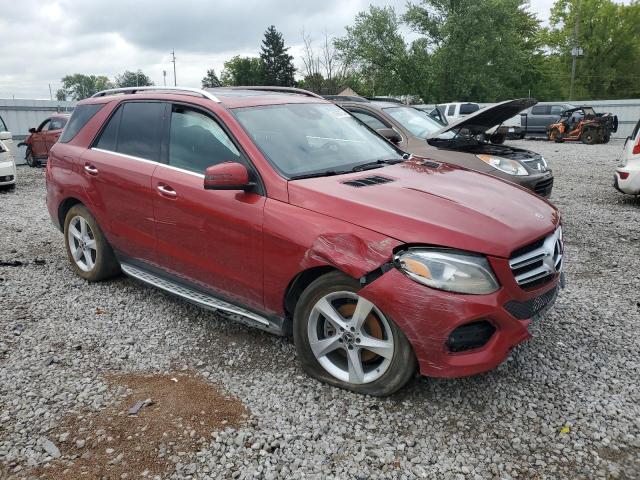  MERCEDES-BENZ GLE-CLASS 2018 Червоний