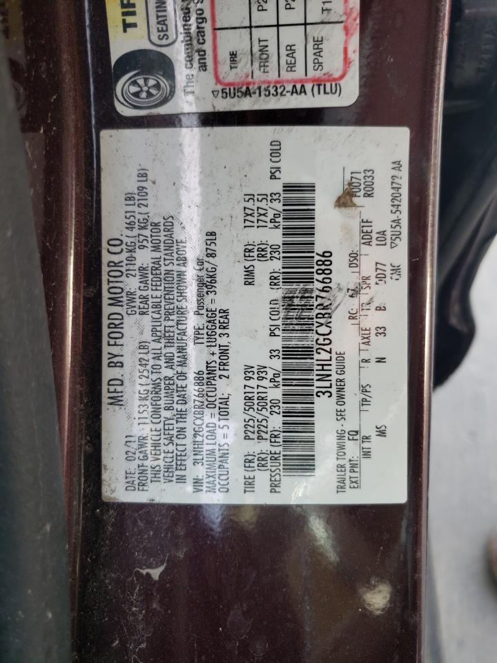 3LNHL2GCXBR766886 2011 Lincoln Mkz