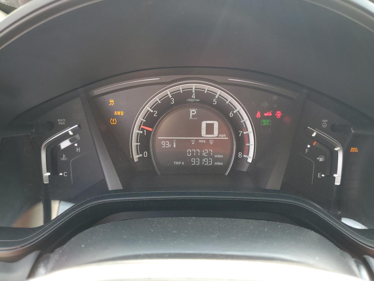 2HKRW6H37KH224721 2019 Honda Cr-V Lx