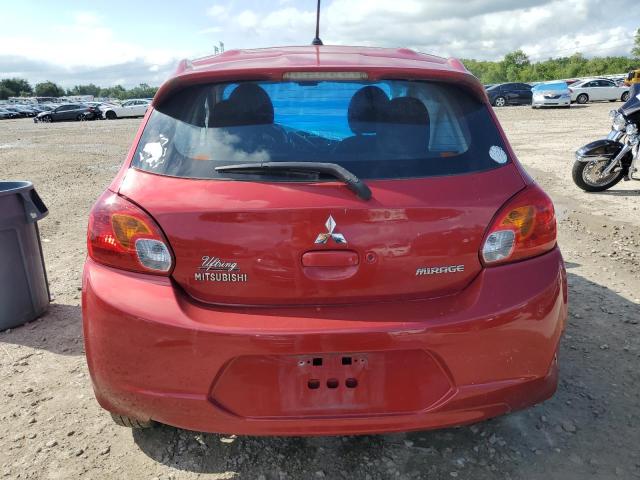  MITSUBISHI MIRAGE 2015 Красный