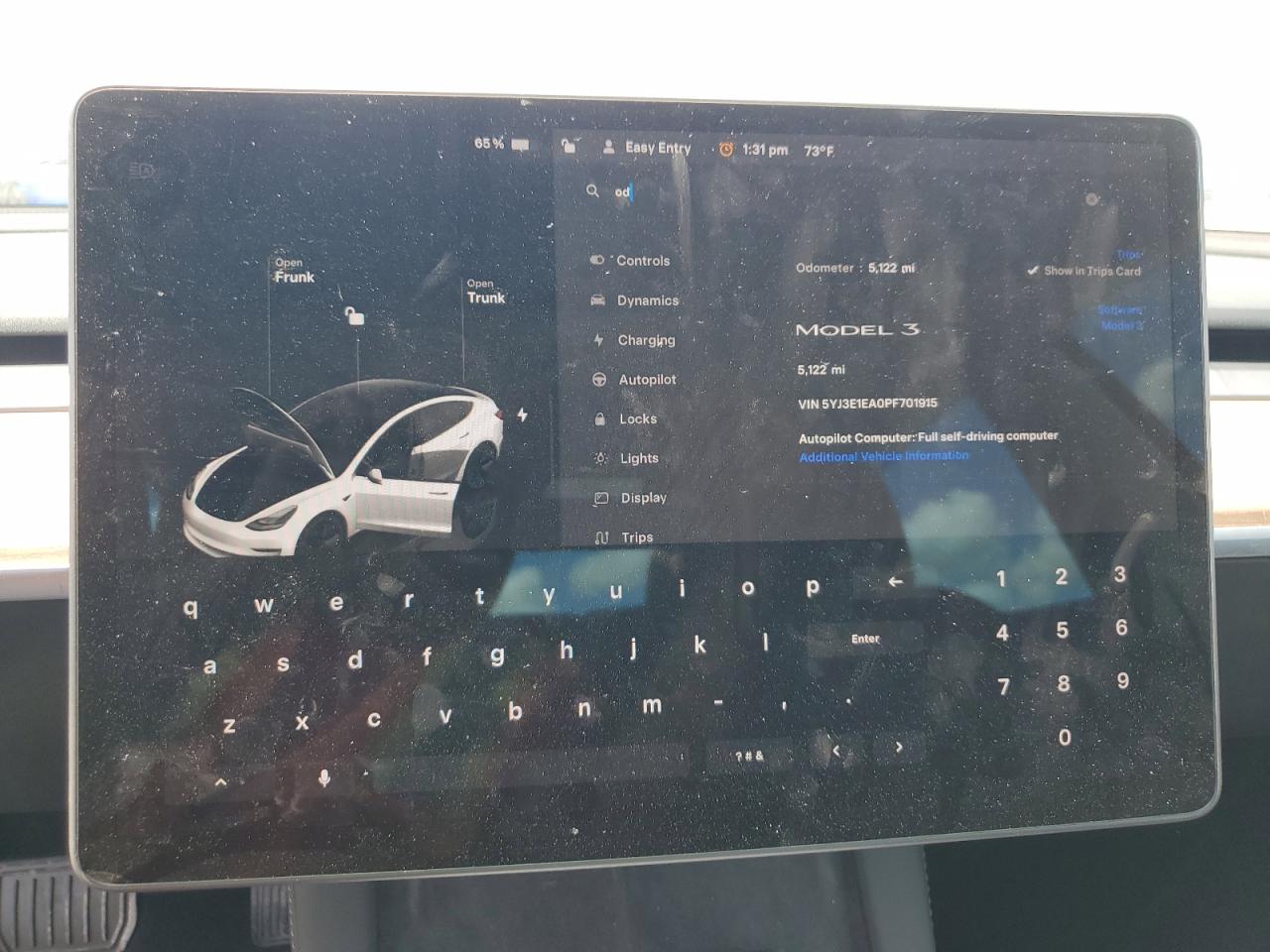 5YJ3E1EA0PF701915 2023 Tesla Model 3