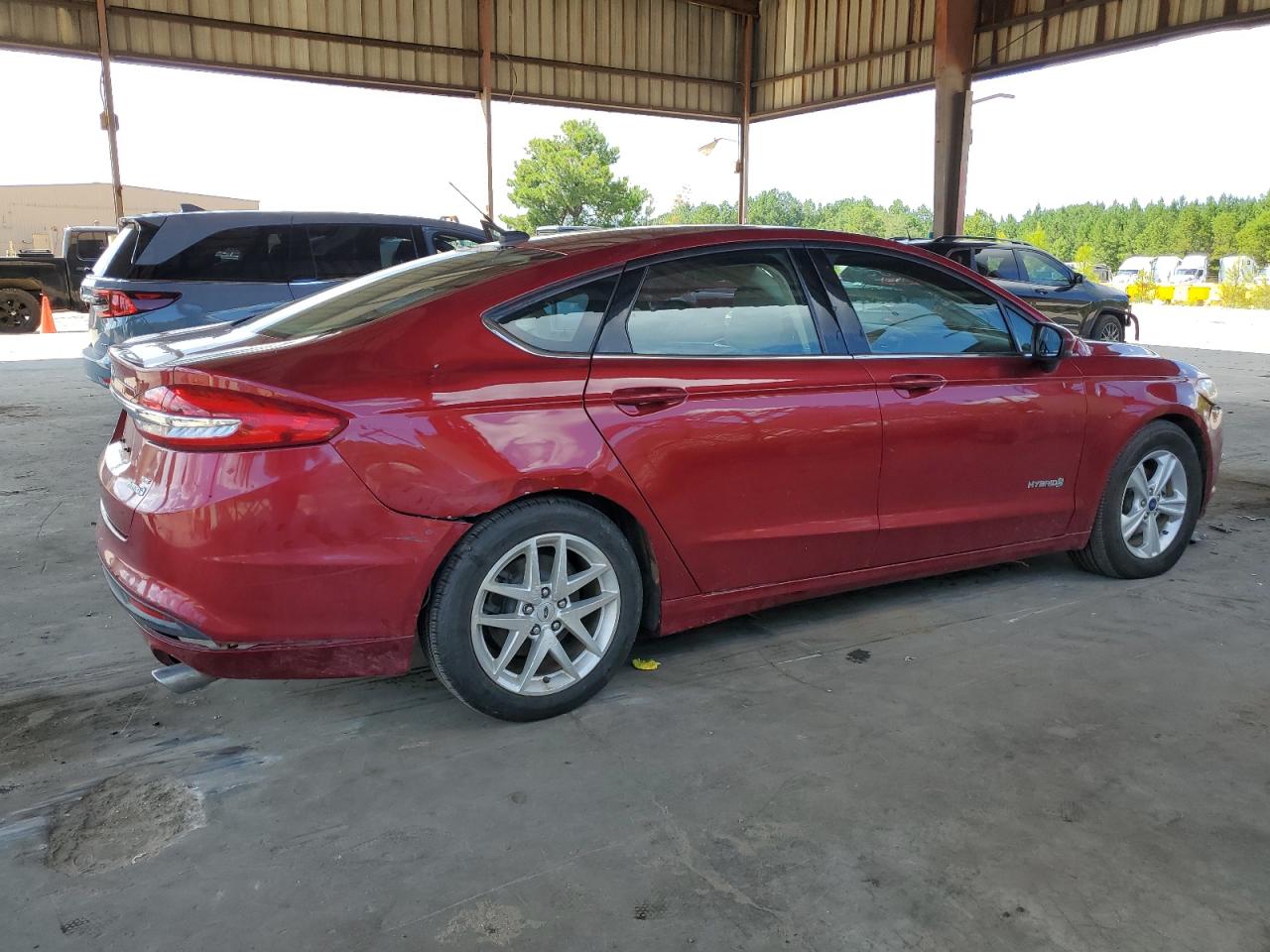 VIN 3FA6P0LU6JR162632 2018 FORD FUSION no.3