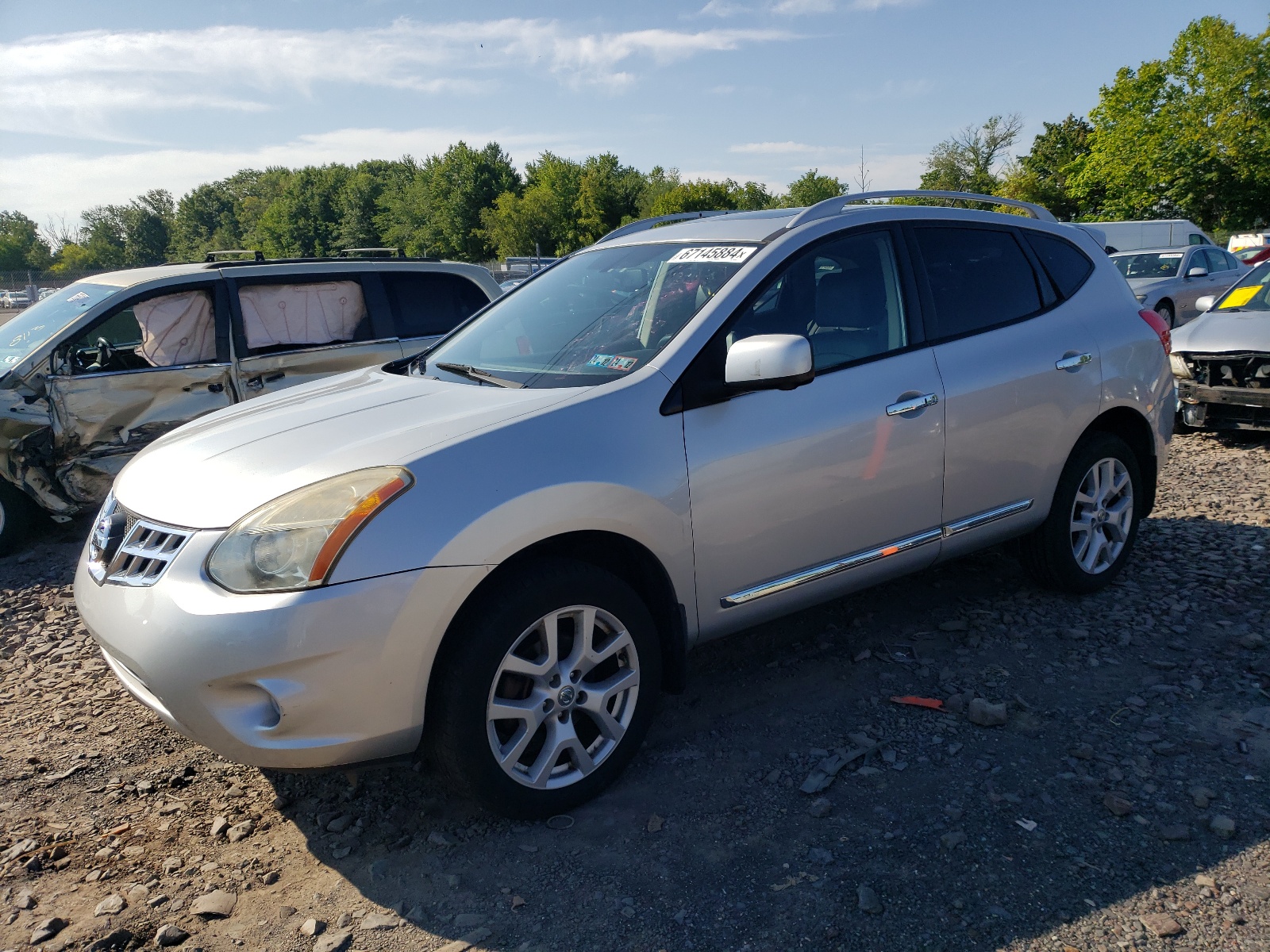 2012 Nissan Rogue S vin: JN8AS5MV6CW361949