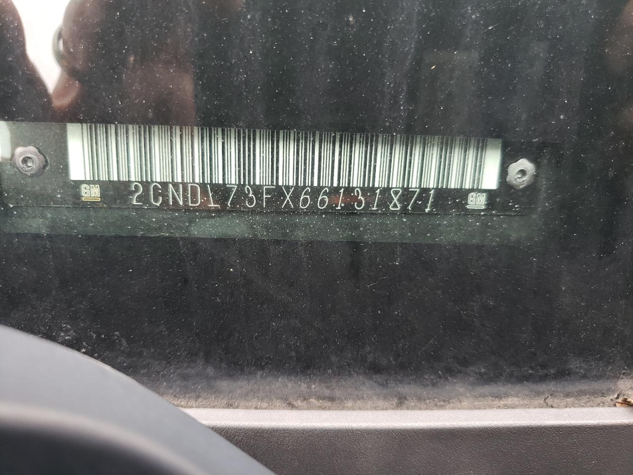 2006 Chevrolet Equinox Lt VIN: 2CNDL73FX66131871 Lot: 66181494