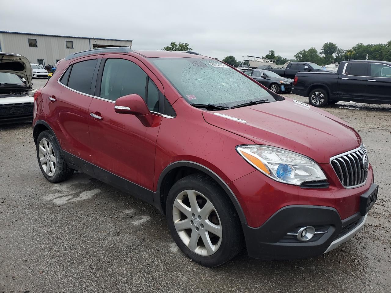 2015 BUICK ENCORE with REAR END damage, VIN KL4CJGSB1FB150563