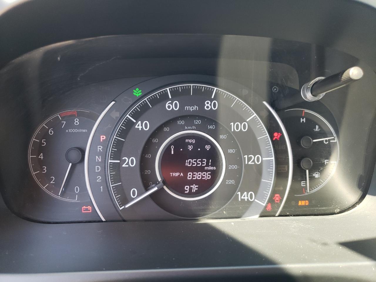 2012 Honda Cr-V Ex VIN: JHLRM4H57CC016317 Lot: 67761004