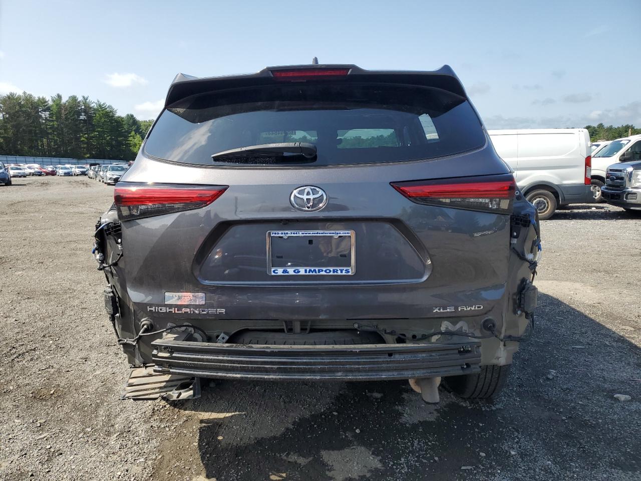 2021 Toyota Highlander Xle VIN: 5TDGZRBH1MS095327 Lot: 65844844