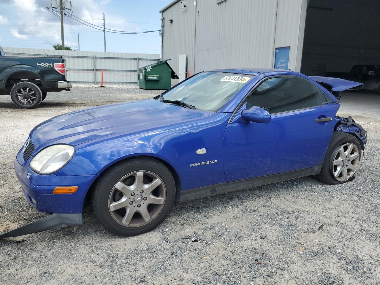 1999 Mercedes-Benz Slk 230 Kompressor VIN: WDBKK47F1XF119685 Lot: 67641304