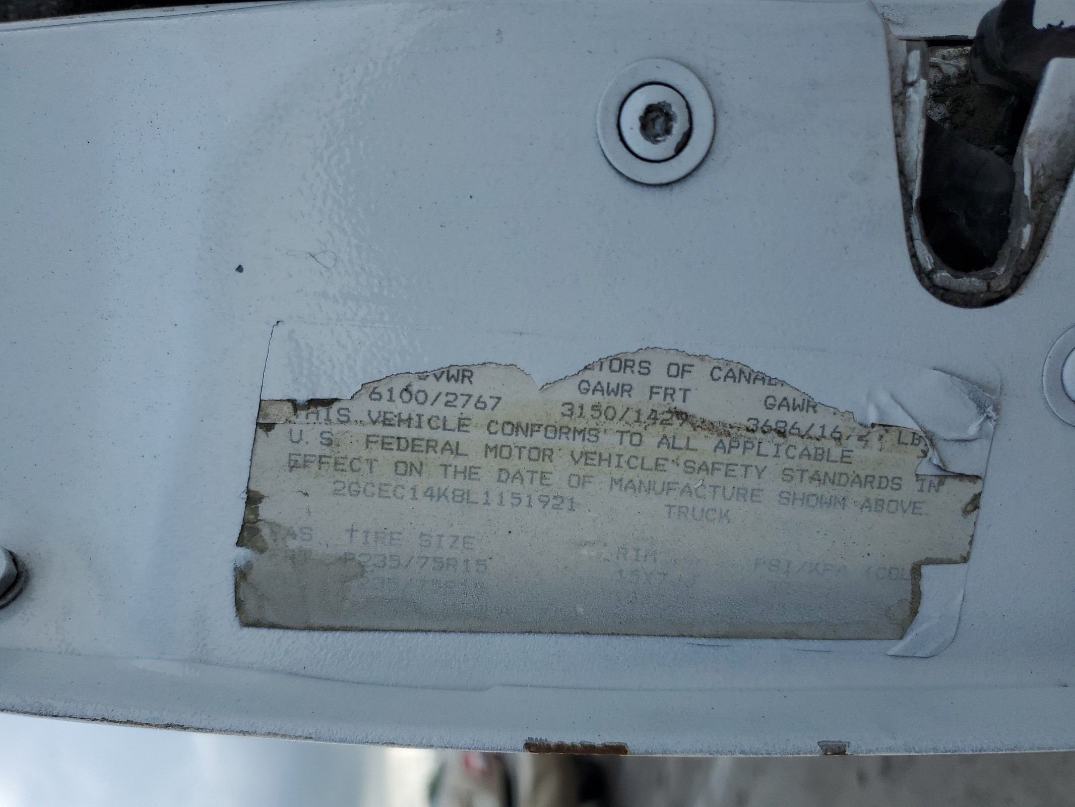 2GCEC14K8L1151921 1990 Chevrolet Gmt-400 C1500