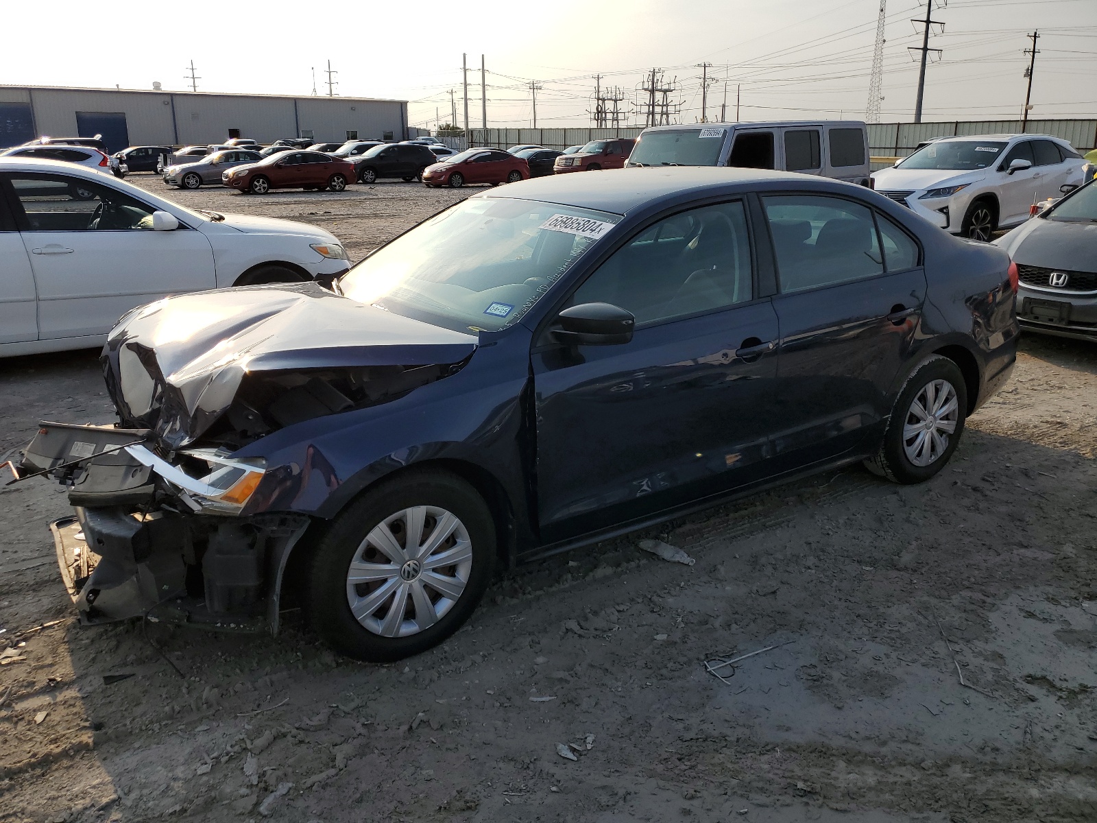 2013 Volkswagen Jetta Base vin: 3VW2K7AJ8DM369644