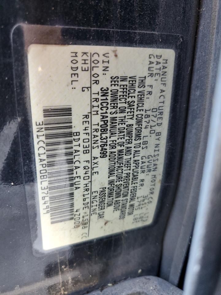 3N1CC1AP0BL376499 2011 Nissan Versa S