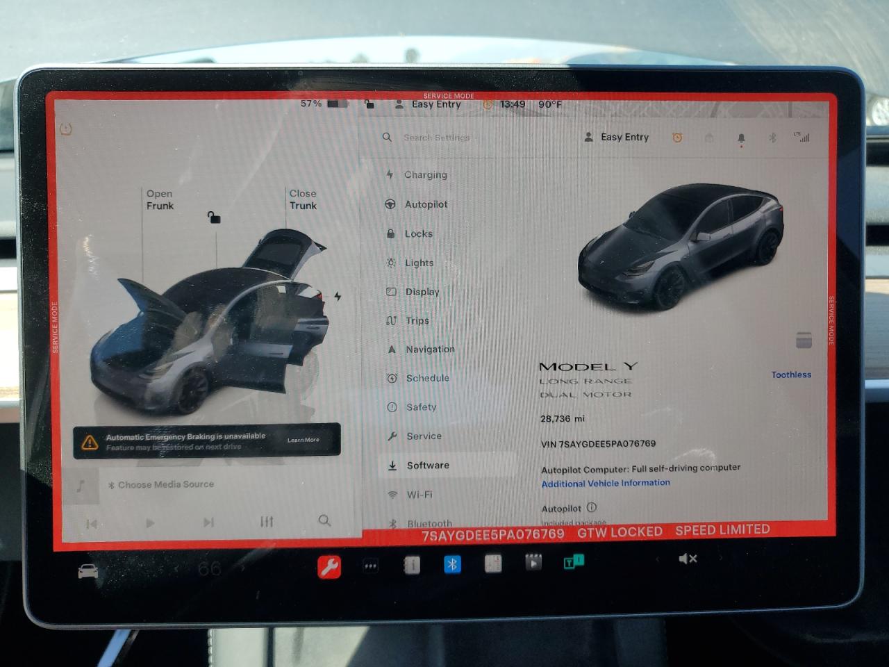 7SAYGDEE5PA076769 2023 Tesla Model Y