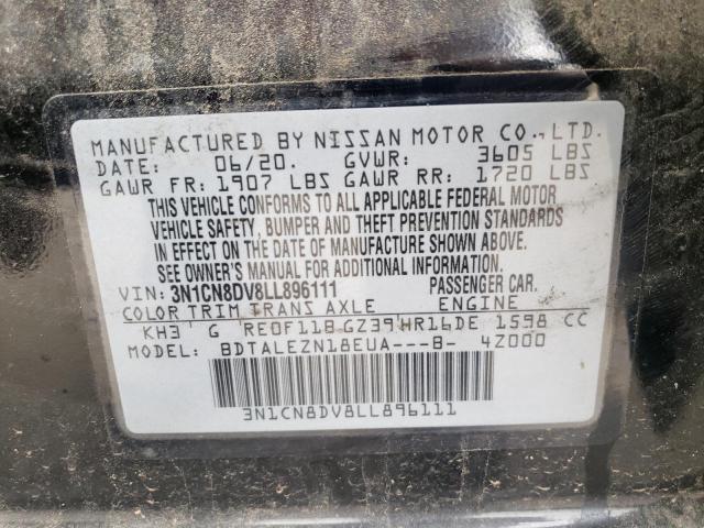 3N1CN8DV8LL896111 Nissan Versa S 15