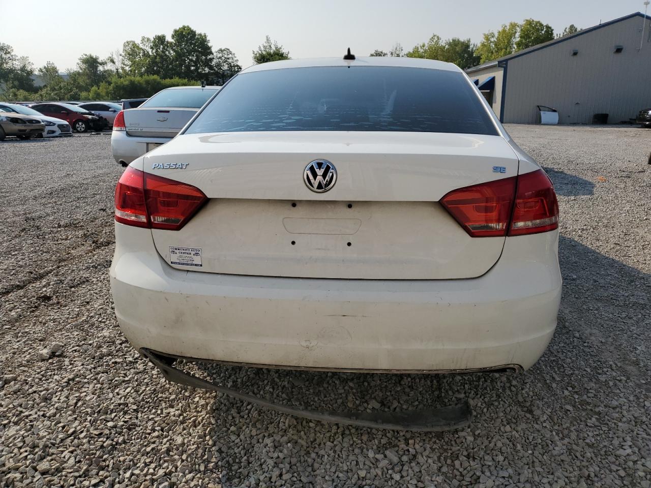 2012 Volkswagen Passat Se VIN: 1VWBP7A38CC099513 Lot: 65703374