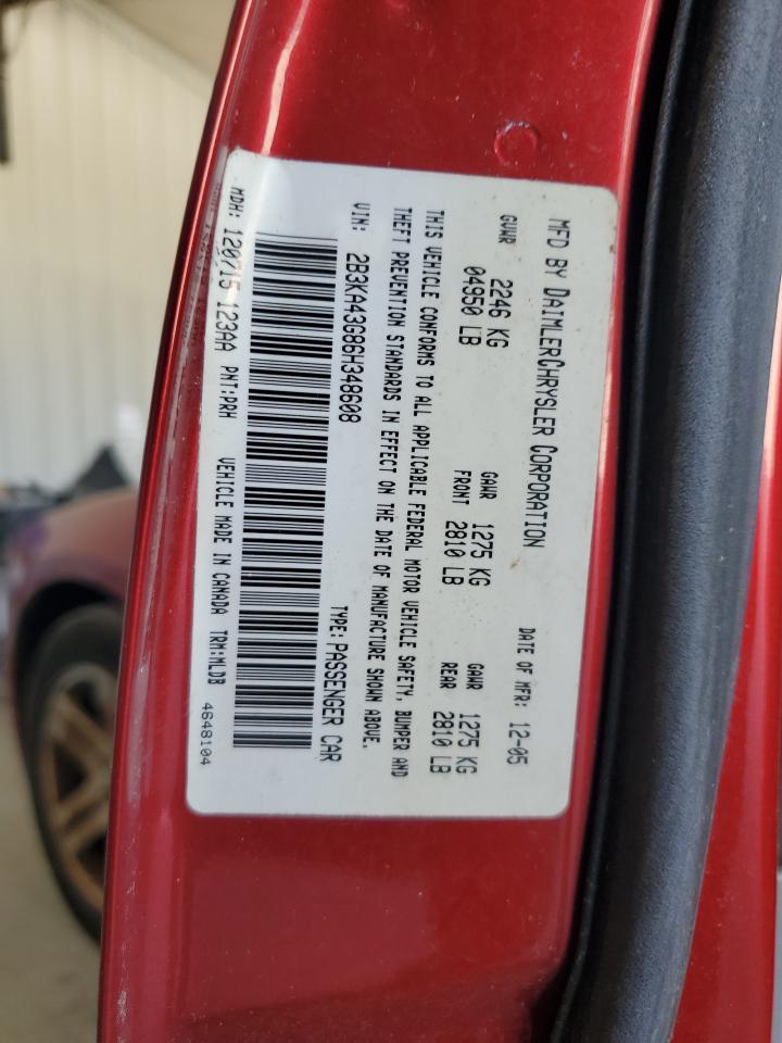 2B3KA43G86H348608 2006 Dodge Charger Se