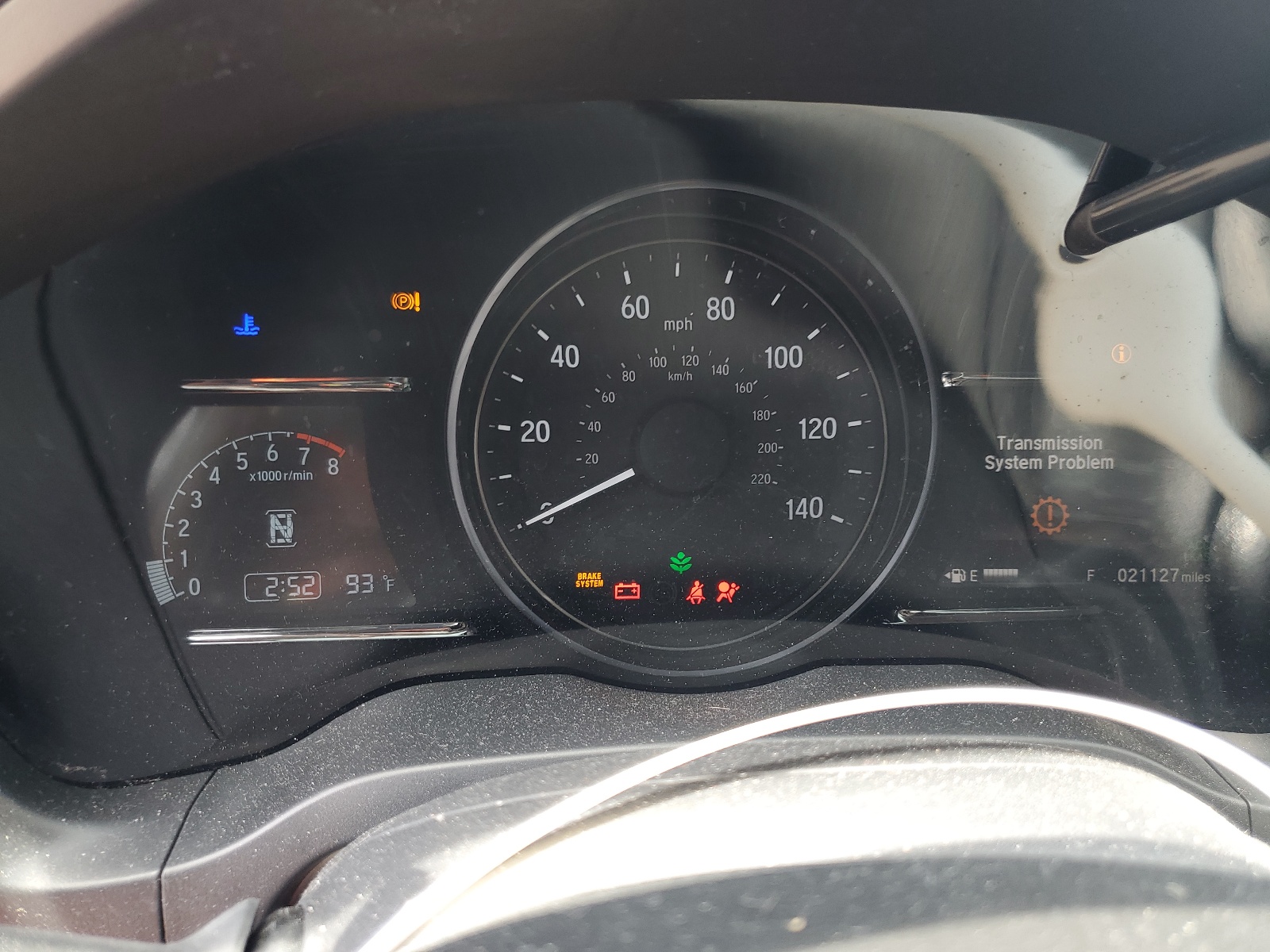 3CZRU5H52MM718154 2021 Honda Hr-V Ex