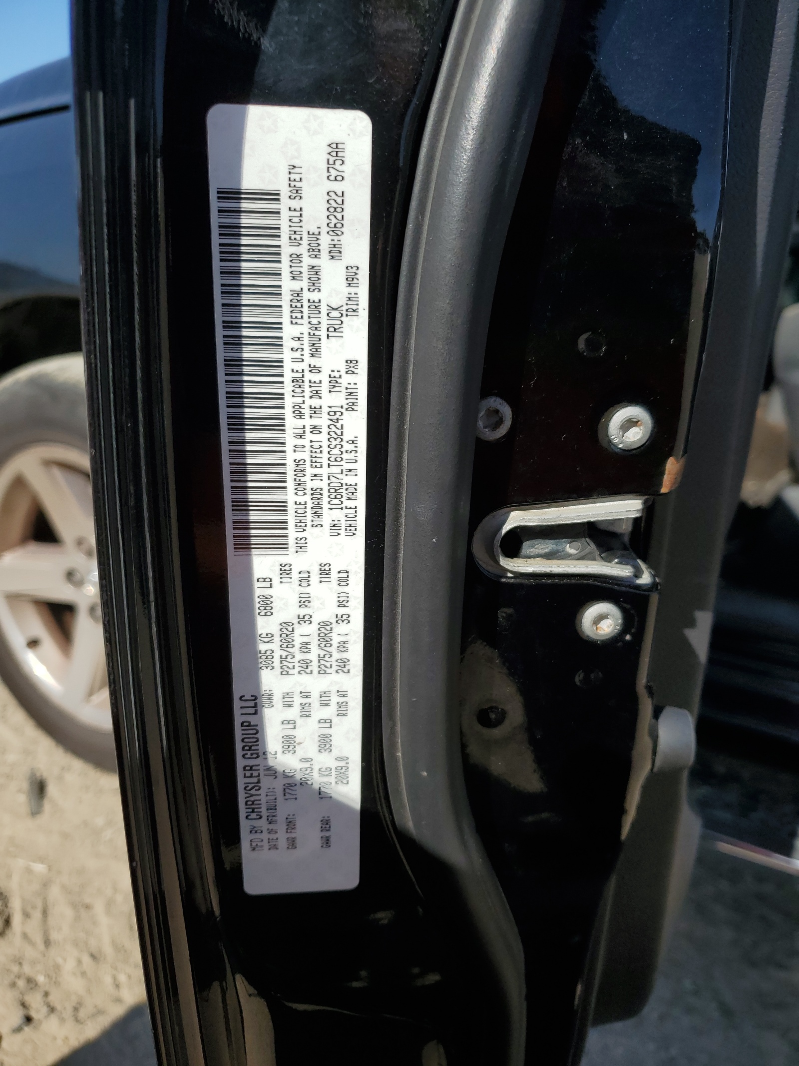 1C6RD7LT6CS322491 2012 Dodge Ram 1500 Slt