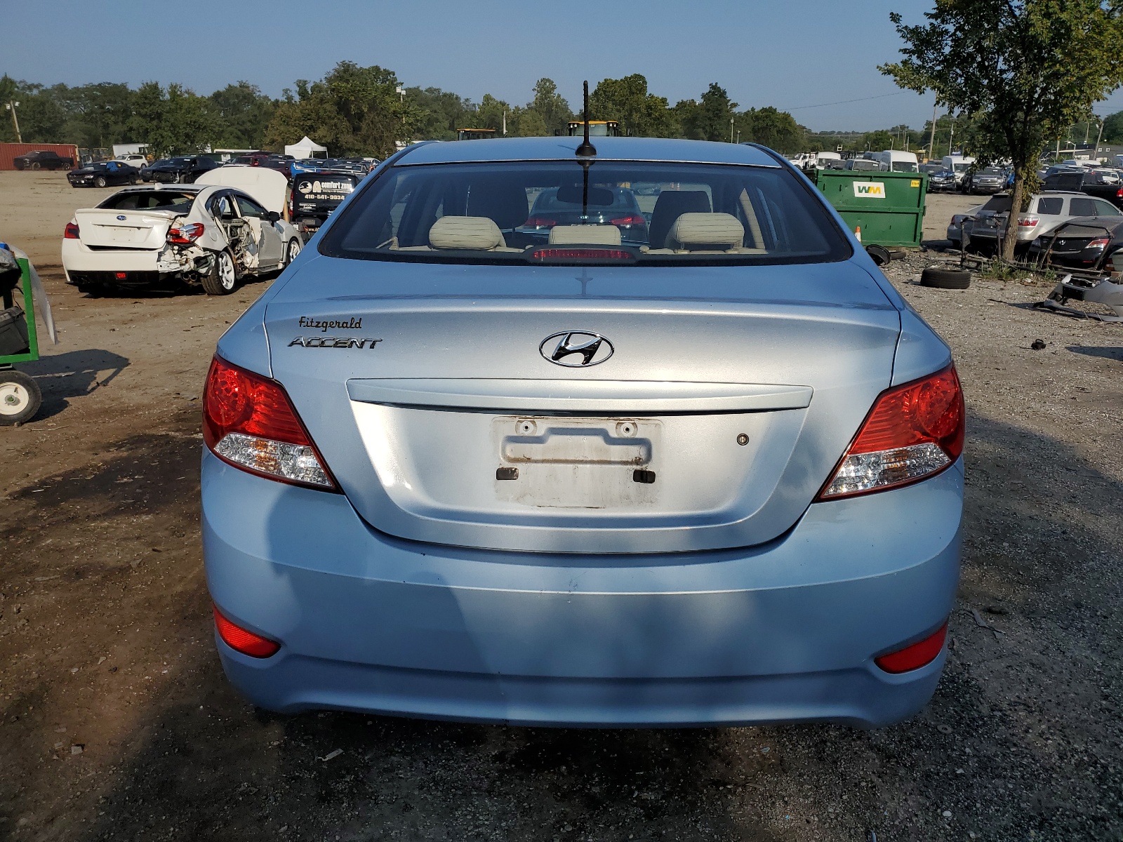 KMHCU4AEXDU355268 2013 Hyundai Accent Gls