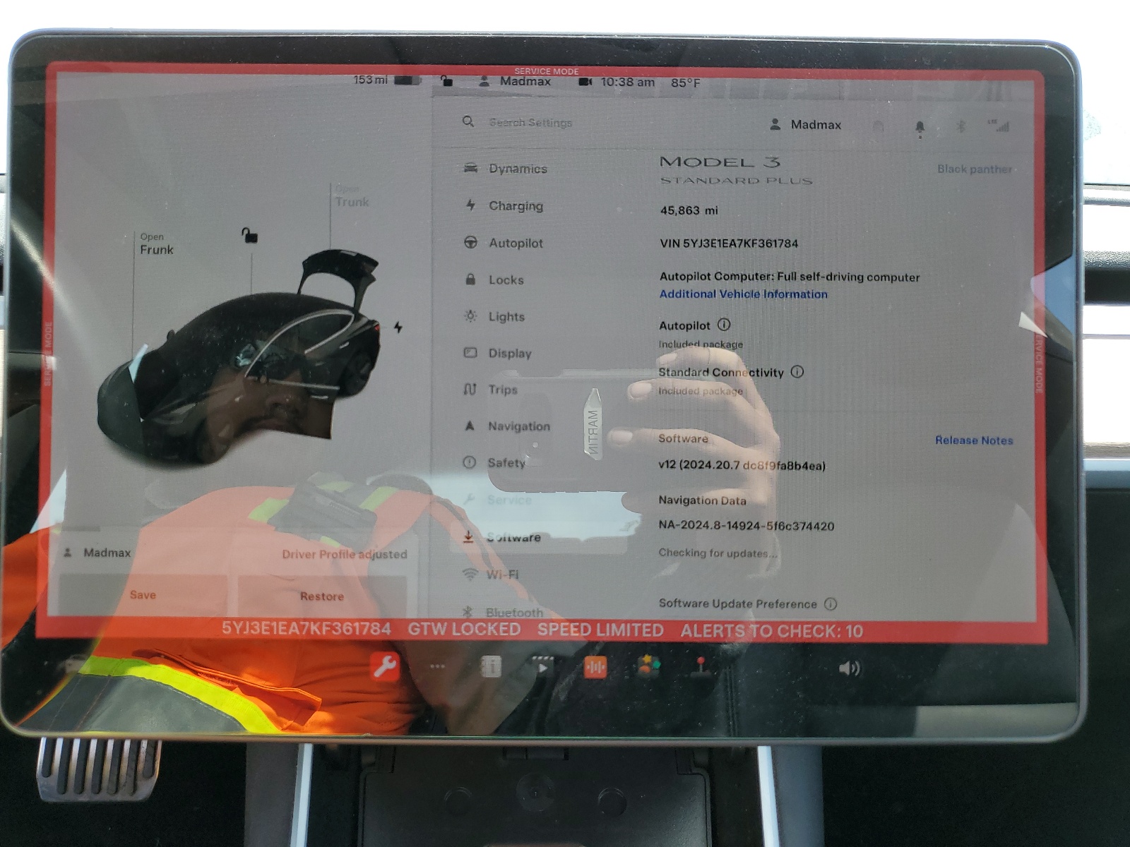 5YJ3E1EA7KF361784 2019 Tesla Model 3