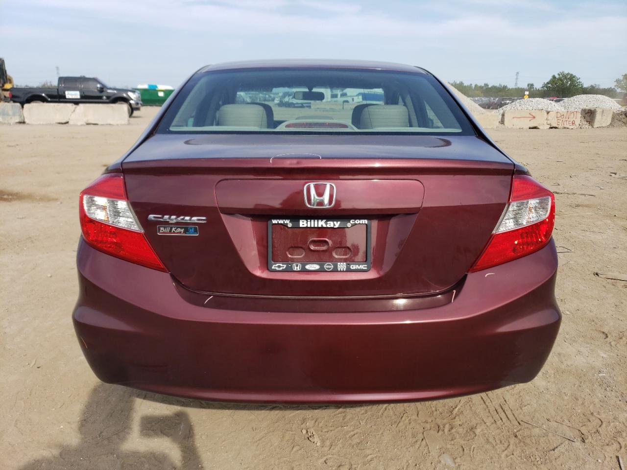 2012 Honda Civic Exl VIN: 19XFB2F92CE050626 Lot: 68741404