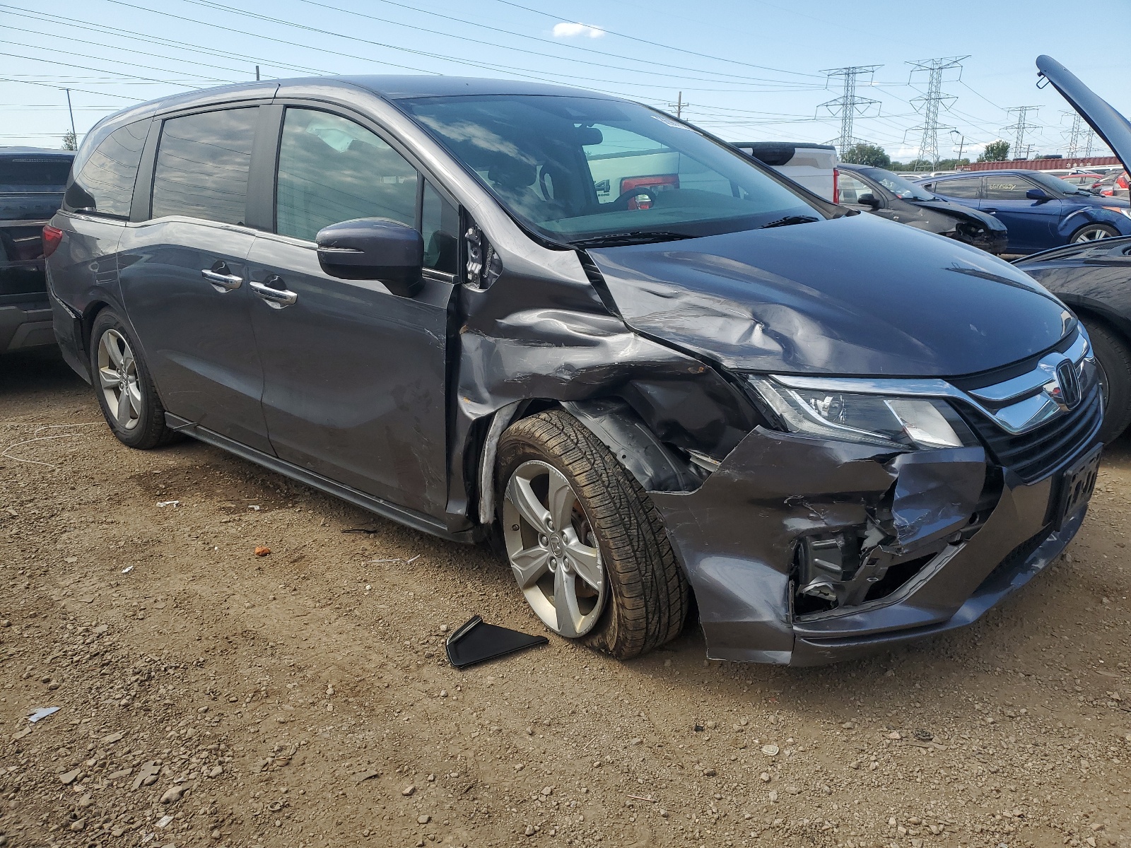 2019 Honda Odyssey Ex vin: 5FNRL6H56KB034353