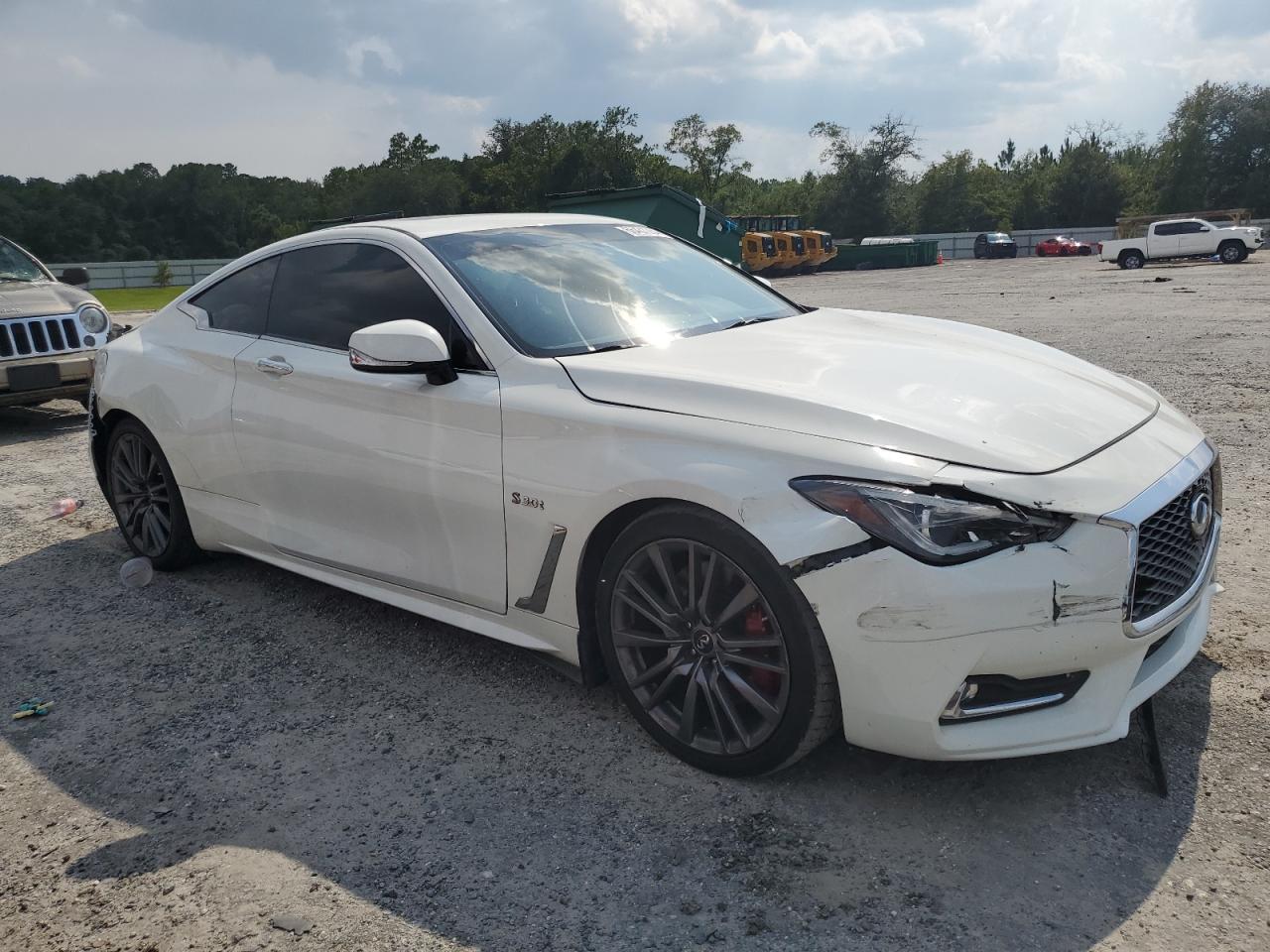 2017 Infiniti Q60 Red Sport 400 VIN: JN1FV7EK4HM610117 Lot: 66437284