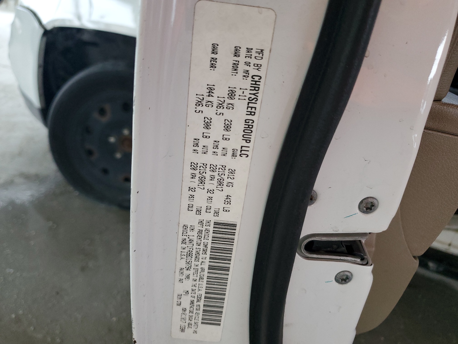 1J4NT1FA9BD150794 2011 Jeep Compass Sport