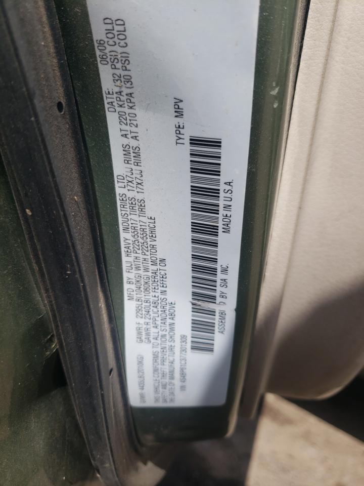 4S4BP61C377301309 2007 Subaru Outback Outback 2.5I