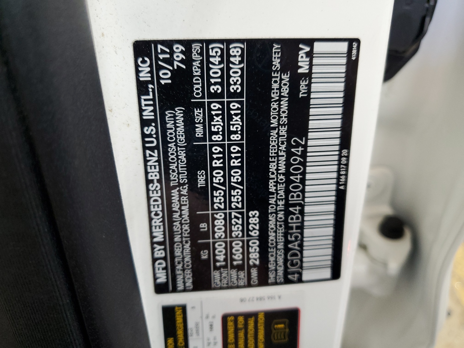 4JGDA5HB4JB040942 2018 Mercedes-Benz Gle 350 4Matic