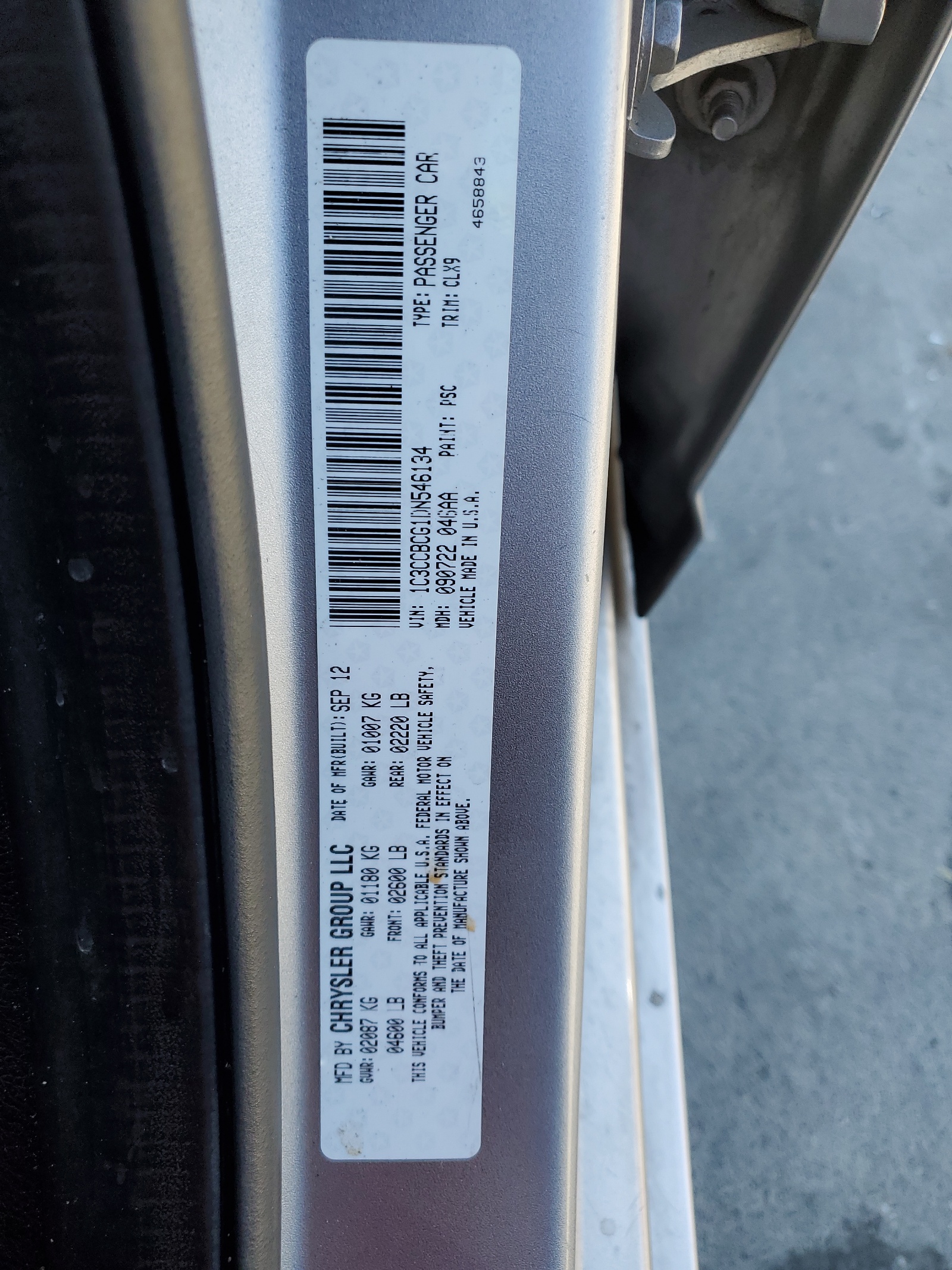 1C3CCBCG1DN546134 2013 Chrysler 200 Limited