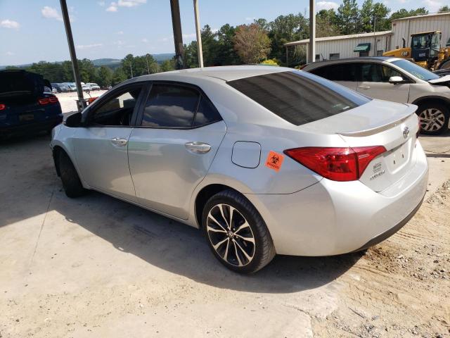  TOYOTA COROLLA 2019 Srebrny