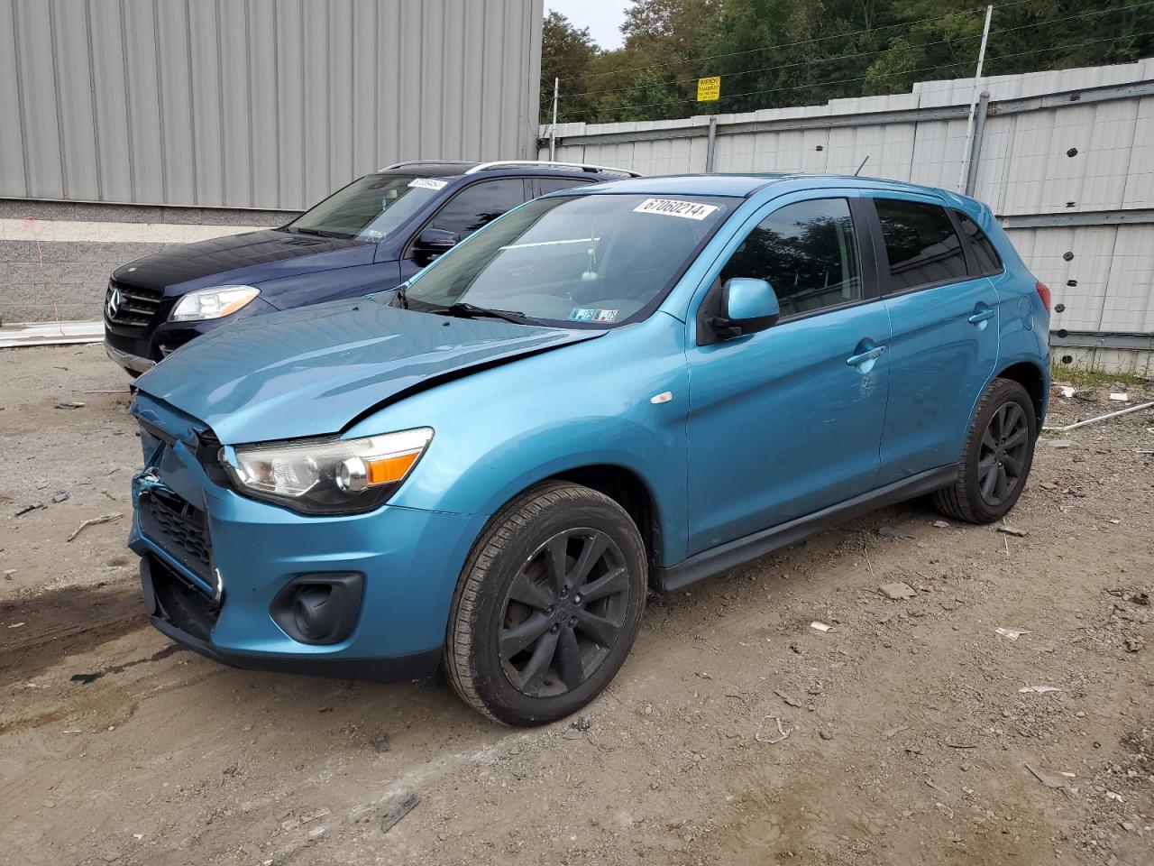 2014 Mitsubishi Outlander Sport Es VIN: 4A4AP3AU4EE001903 Lot: 67060214