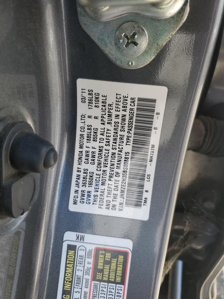 JHMZE2H35BS008815 2011 Honda Insight