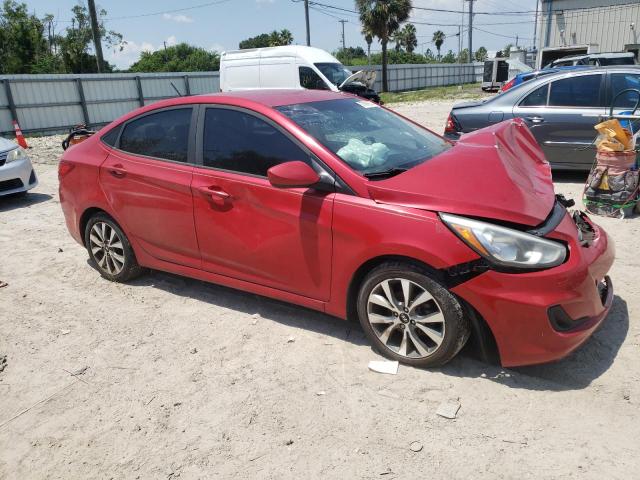  HYUNDAI ACCENT 2017 Czerwony
