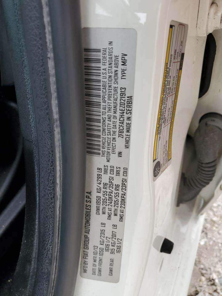 2014 Fiat 500L Lounge VIN: ZFBCFACH4EZ021913 Lot: 66867504