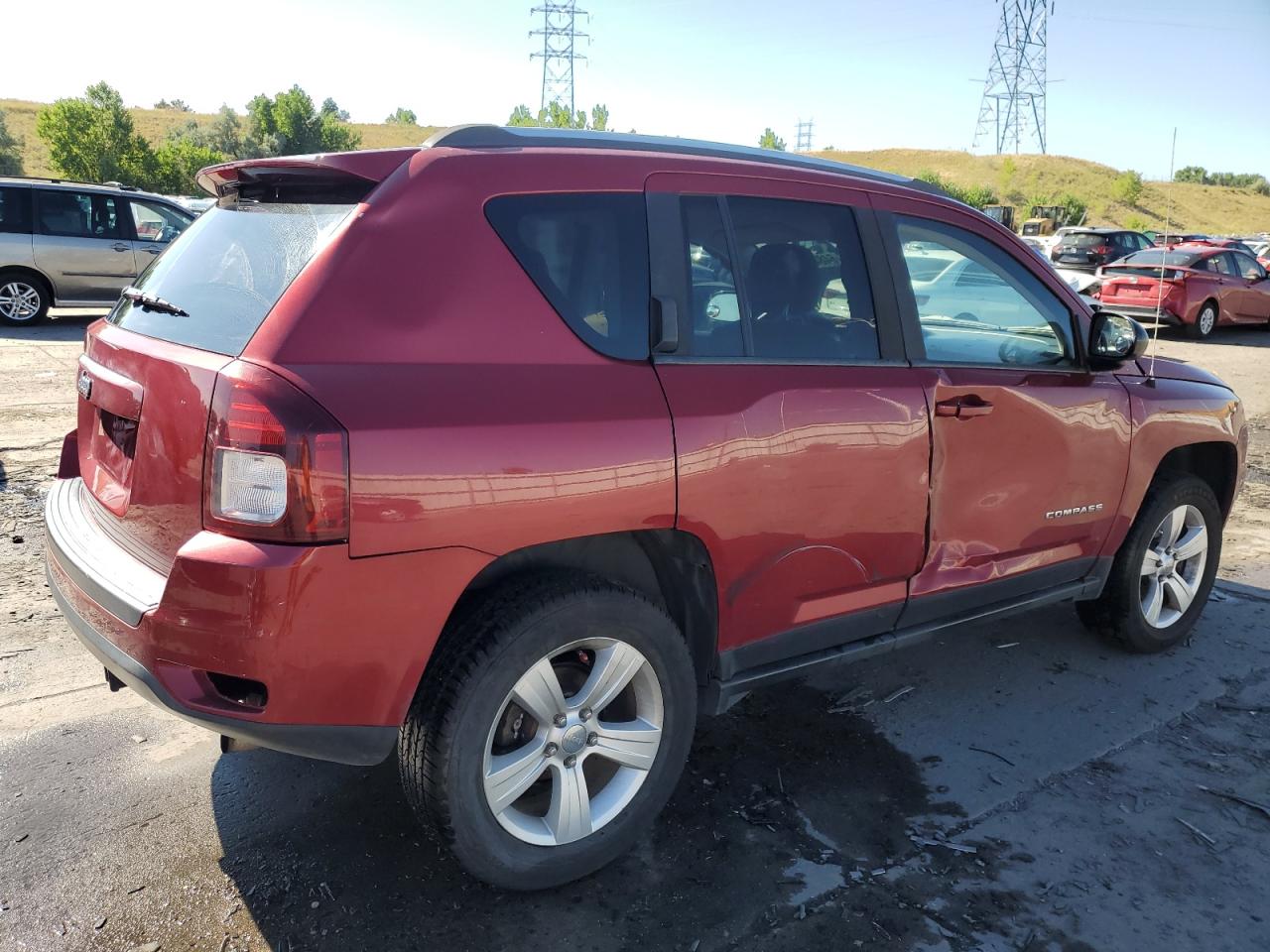 VIN 1C4NJDBB6ED727362 2014 JEEP COMPASS no.3